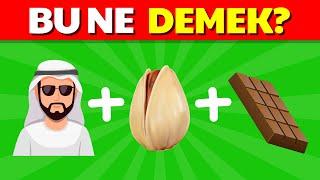 EMOJİLERDEN KELİME BULMACA! Kaç Tanesini Bilebilirsin? Emoji Bulmaca⁉️