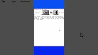 Remove extra spaces in MS Word| Word Tips and tricks | #shorts