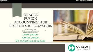 Oracle Fusion Accounting Hub - Source Systems