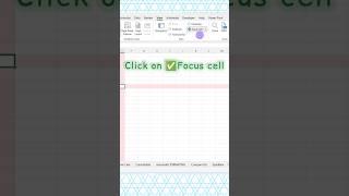 Focus cell function Excel #excel #excelfunctions #exceltricks