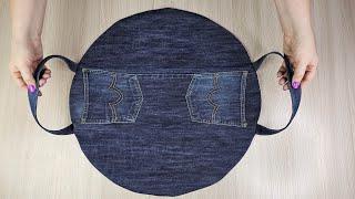 ⭐️ VERY EASY to Sew a Stylish Bag from Old Jeans!