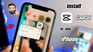 How to download Capcut in any iPhone || Capcut not showing in Appstore - Fixed