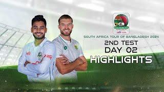 Bangladesh vs South Africa Highlights | 2nd Test | Day 2 | South Africa tour of Bangladesh 2024