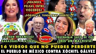 ¡LAS MEJORES GUERR4S ENTRE VOCEROS! TOP 16 PALIZAS VS XÓCHITL GÁLVEZ (25) ¡SACO DE PUS APALEADO!