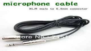 GLS Audio 50ft Mic Cable Patch Cords XLR Male to XLR Female Black Microphon