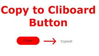 How To Make a Copy Button Elementor, Wordpress