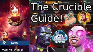 The Crucible Completion Guide! Tips And The Champions I Used For Every Fight! | MCOC