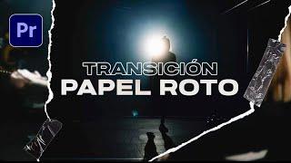 Transición PAPEL ROTO (Tutorial Premiere Pro)