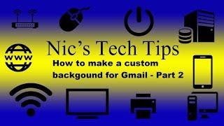 How to make a custom background for Gmail
