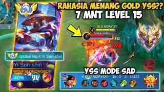 7 MENIT LEVEL 15!! CARA MENANG GOLD DAN LEVEL MENGGUNAKAN YSS DI PATCH TERBARU | TUTORIAL YSS PEMULA