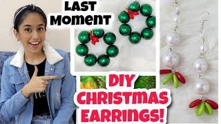 Mini Vlog 90 - Last Moment Christmas DIY Earrings!️️ | Riya's Amazing World