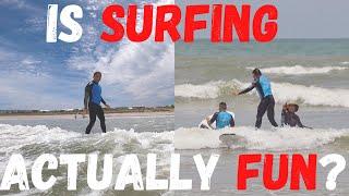 What Is Learning To Surf Like For Complete Beginners?