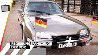 Erich Honecker's Citroen CX and a Volvo 760 GLE from the People's Chamber of the GDR