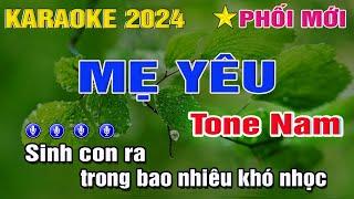 Mẹ Yêu  Karaoke | Tone Nam Beat Chuẩn | Trung Hiếu Karaoke