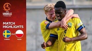 Highlights P17-EM | Sverige – Polen 2-2 | Nytt kryss för P17