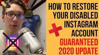 HOW TO: Recover Your Disabled Instagram Account (2020 Update) - GUARANTEED FIX