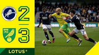 HIGHLIGHTS | Millwall 2-3 Norwich City | STUNNING Gabriel Sara volley! 