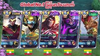 Global No.1 မြန်မာ5ယောက်တွေ့သောအခါ