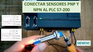 Conectar sensores PNP y NPN al PLC S7-200