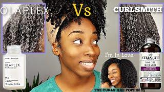 CURLSMITH Bond Curl Vs OLAPLEX 3 | Bond Treatment Results on TYPE 4 Heat Damaged Natural Hair