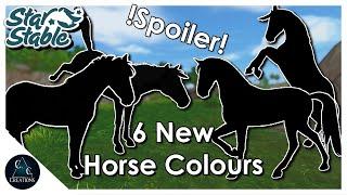 SSO - !SPOILER! - 6 New Horse Colors