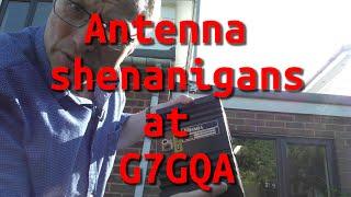 Antenna shenanigans at G7GQA (Diamond X300 build)