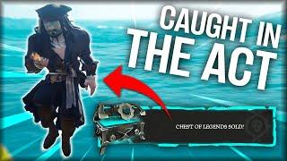 THEY ALMOST GOT AWAY WITH IT! (Athena Steal) - Sea of Thieves