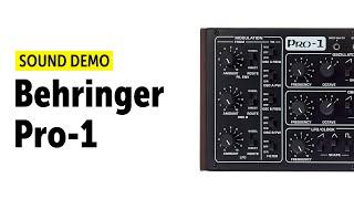 Behringer Pro-1  Sound Demo (no talking)