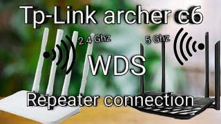 Tp-Link archer c6 router WDS connection / Repeater connection | #Nayem_24