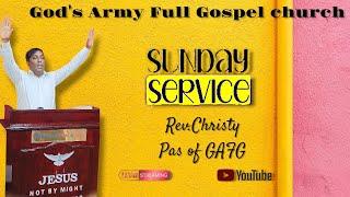 Sunday Tamil Christian Service ||God's Army Full Gospel Church Bangalore is live || 05-01-2025