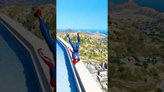 GTA 5 Spiderman Epic Jumps Compilation(GTA V Fails Funny Moments)