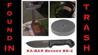 Interesting Restoration- Polishing Brass the Easy Way. KA-BAR Becker BK2 Quick Look