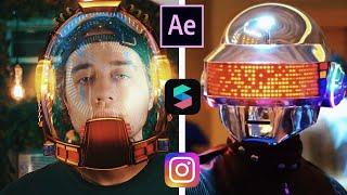 Create AUGMENTED REALITY Masks & Helmets + Export as INSTAGRAM FILTERS | After Effects + Spark AR