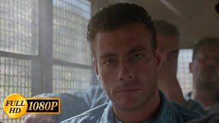 A friend frees Jean-Claude Van Damme from a prison bus, but dies himself / Nowhere to Run (1993)