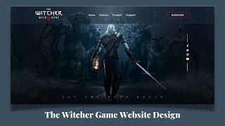 Responsive Gaming Website Design Using HTML CSS & JavaScript