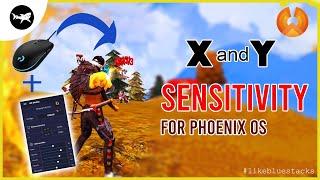 Phoenix OS X Y Sensitivity Settings | How To Add X  Y Sensitivity In Free Fire | Sinhala Tutorial