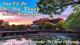 Karaoke Sầu Cố Đô - Tone Nam | TAS BEAT