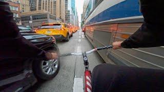 FIXED GEAR | POV RIDE in NYC on my WIDE bars + SOCIAL RIDE PART 3