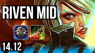 RIVEN vs KATARINA (MID) | Rank 4 Riven, Legendary, 17/3/2 | VN Grandmaster | 14.12