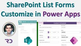 How to Customize SharePoint list forms with Power Apps - Beginners Tutorial
