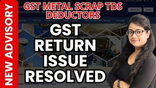 How to file GST TDS Return of Metal Scrap Dealers