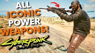 Cyberpunk 2077  - All Secret FREE Iconic Power Weapons! #2 (Locations & Guide)