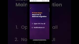 Mainnet is so close after the activation of mass KYC