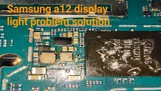 samsung a12 display light solution