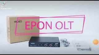 HIOSO HA7302 2 PON Port EPON OLT FTTH CATV OLT FO WITH 2SFP 7Db