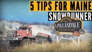 5 TIPS for SnowRunner Phase 6 Maine