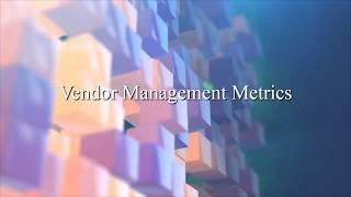 Vendor Management Metrics