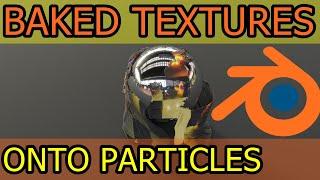 Baked Textures Onto Particles Test - Blender