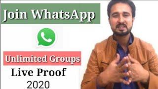 How to join unlimited whatsapp group without link 2020