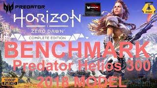 Horizon Zero Dawn PC BENCHMARK on Acer Predator Helios 300 (GTX 1060 & i7 8750H)